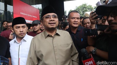 Ekspresi Yaqut Usai Diperiksa KPK Terkait Kuota Haji Khusus 2024