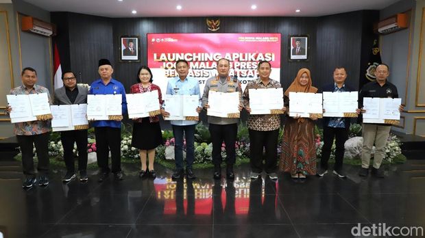 Forkopimda Kota Malang meluncurkan layanan Jogo Malang Presisi