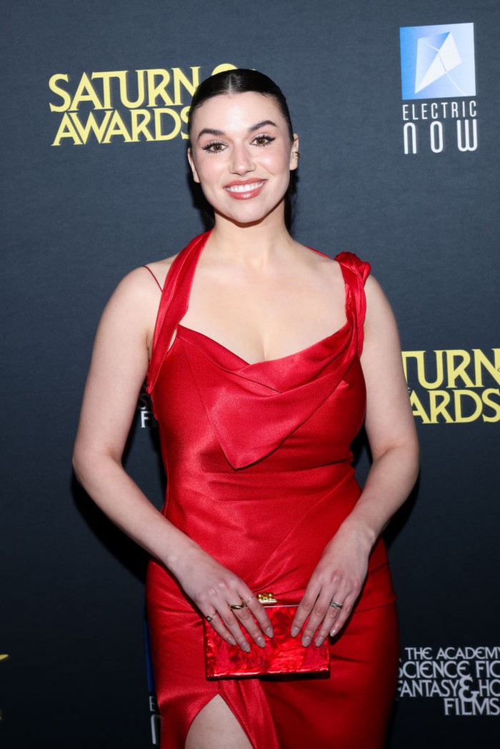 BURBANK, CALIFORNIA - FEBRUARY 04: Grace Caroline Currey attends the 51st Annual Saturn Awards at Los Angeles Marriott Burbank Airport on February 04, 2024 in Burbank, California. (Photo by Victoria Sirakova/Getty Images)