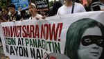 Kasus Pemakzulan Wapres Sara Duterte, Warga Filipina Turun ke Jalan