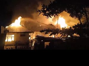 Kebakaran Kantor Inspektorat Bima Ternyata Disengaja, 1 Kades Diamankan!