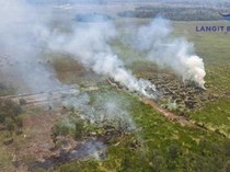 4 Daerah di Sumsel Terpantau Terjadi Karhutla, Water Bombing Dikerahkan