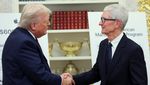 Momen Trump Umumkan Apple Tambah Investasi Fantastis Rp 1.631 T ke AS