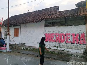 Mural One Piece di Sleman Dihapus, Dianggap Lecehkan Bendera Merah Putih