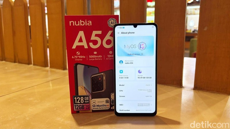 Nubia A56