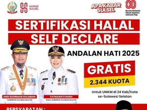 Pemprov Sulsel Siapkan Sertifikasi Halal Gratis untuk 2.344 Pelaku UMKM