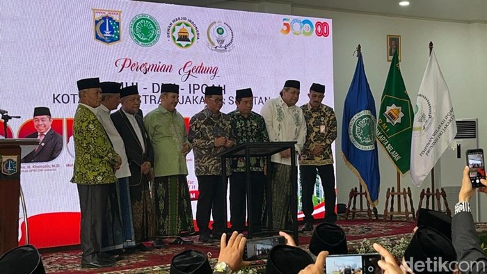 Pramono Anung meresmikan gedung MUI, DMI dan IPQAH Jakarta Selatan