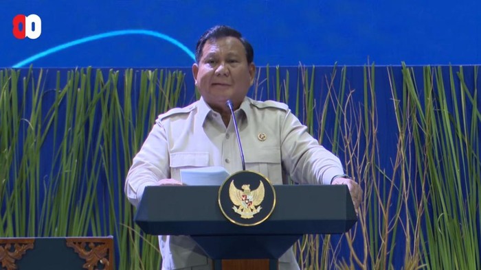 Presiden Prabowo Subianto menghadiri acara konvensi di ITB. (YouTube Setpres)