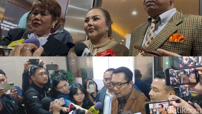 Ridwan Kamil dan Lisa Mariana usia menjalani tes DNA di Bareskrim