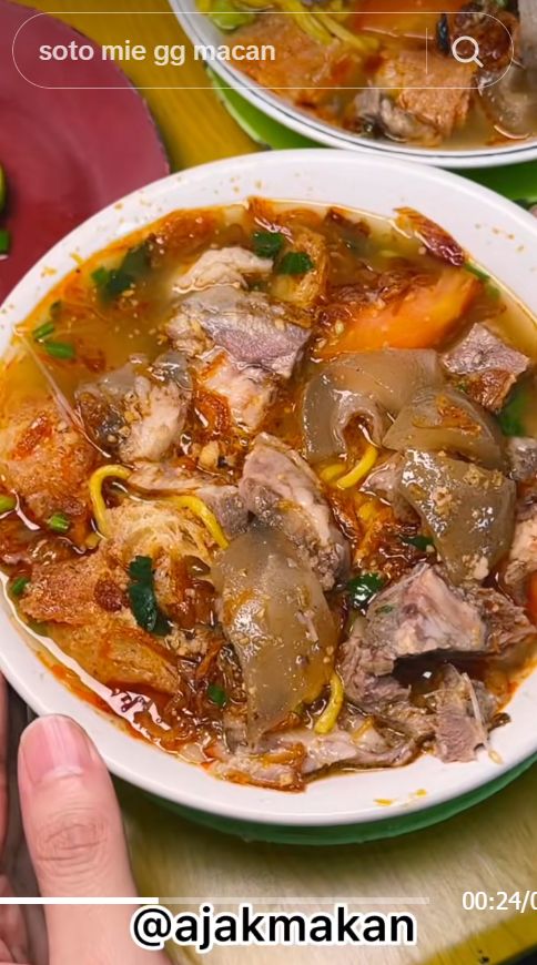 Soto mie enak di Jakarta
