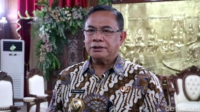 Bupati Pati Sudewo saat ditemui di Pendopo Kabupaten Pati, Kamis (7/8/2025).
