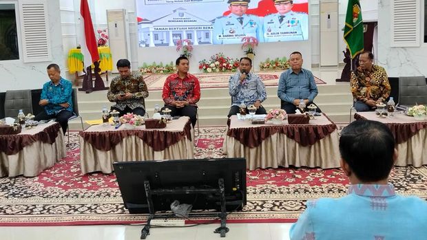 Anggota Satuan Tugas Khusus (Satgassus) Optimalisasi Penerimaan Negara Mabes Polri, Yudi Purnomo Harahap, sosialisasi antikorupsi di Serdang Bedagai.