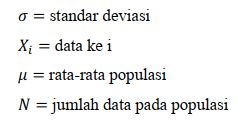 Contoh Soal Rumus Standar Deviasi Lengkap dengan Fungsi dan Jenisnya