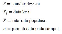 Contoh Soal Rumus Standar Deviasi Lengkap dengan Fungsi dan Jenisnya
