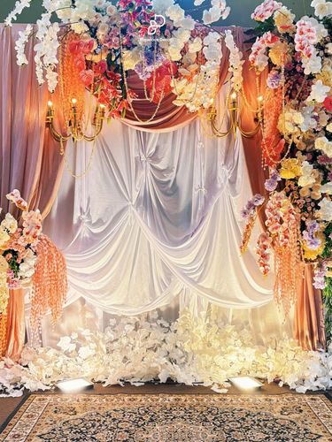 Dekorasi pengajian Nadin Amizah.