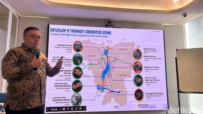 Direktur Pengembangan Bisnis PT MRT Jakarta, Farchad H Mahfud