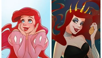 Penampilan Putri Disney Jika Mereka Jadi Villain