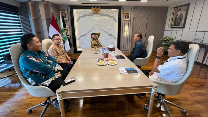 Gubernur NTB Lalu Muhamad Iqbal bertemu dengan pimpinan Lion Group di Jakarta, Jumat (8/8.2025).