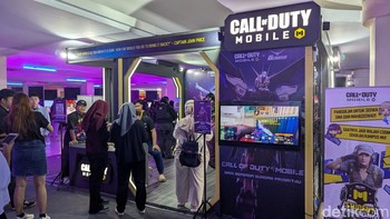 Selain game lokal, Indonesia Game Week juga diramaikan dengan game dan IP yang sudah mendunia. Foto: Virgina Maulita Putri/detikINET