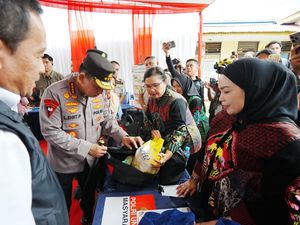 Kapolri Tinjau GPM di Kalbar, 310,25 Ton Beras SPHP Telah Polri Distribusikan