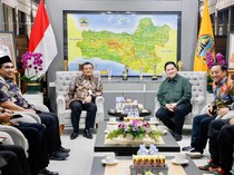 Erick Thohir Temui Gubernur Jateng Bahas Liga 3 dan 4, Ini Skemanya