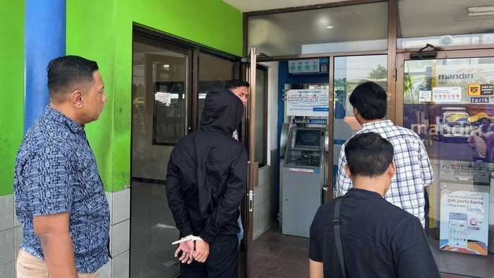 Lokasi kejahatan ganjal ATM yang dilakukan pria asal Lampung di Kota Pasuruan.