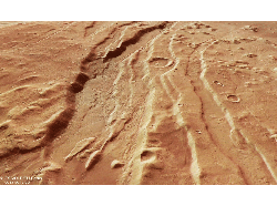 Area Tanah Mars yang Retak Ungkap Masa Lalu Si Planet Merah