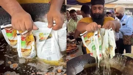 Cara Penjual Gorengan di India, Tuang Minyak Tuai Kontroversi