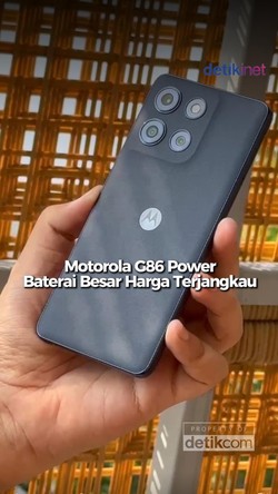 Video: Motorola G86 Power, HP Rp 4 Jutaan dengan Baterai Jumbo