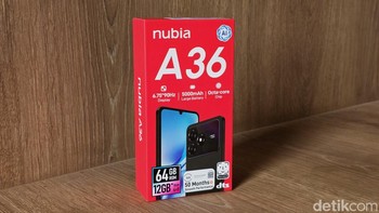 Nubia A36 resmi dirilis di Indonesia pada akhir Juni lalu bareng saudaranya Nubia A56. Foto: Adi Fida Rahman/detikINET