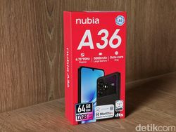 Unboxing Nubia A36, HP Harga Rp 900 Ribuan Tampilan Mirip iPhone Pro Max