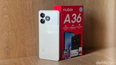 Unboxing Nubia A36, HP Harga Rp 900 Ribuan Tampilan Mirip iPhone Pro Max