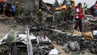 Pesawat Cessna, yang dioperasikan oleh AMREF Flying Doctors, jatuh saat terbang menuju Hargeisa, ibu kota wilayah Somaliland yang memisahkan diri dari Somalia, kata badan amal tersebut dalam sebuah pernyataan. Foto: REUTERS/Monicah Mwangi
