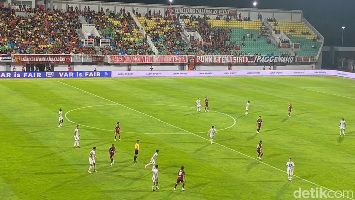 Laga PSM Makassar Vs Persijap Jepara di Stadion Gelora BJ Habibie, Parepare, Sulawesi Selatan (Sulsel).