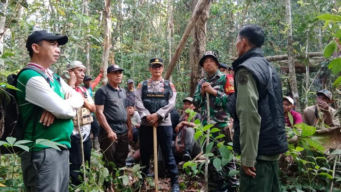 Tim gabungan lakukan peninjauan di lokasi petani Musi Rawas diserang beruang