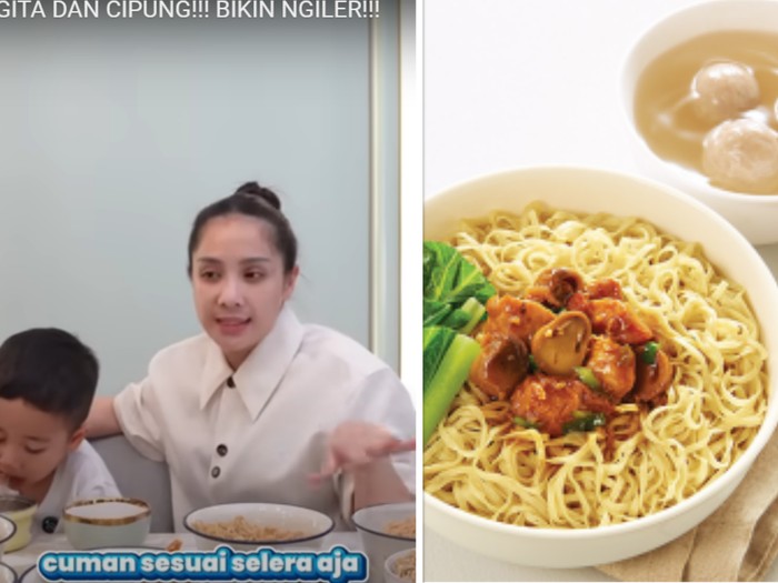 Top 3 Mie Ayam Favorit Nagita Slavina, Ada dari Penjual Gerobakan!