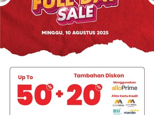 Merapat! Transmart Full Day Sale Pesta Diskon 50% + 20% Sambut HUT RI