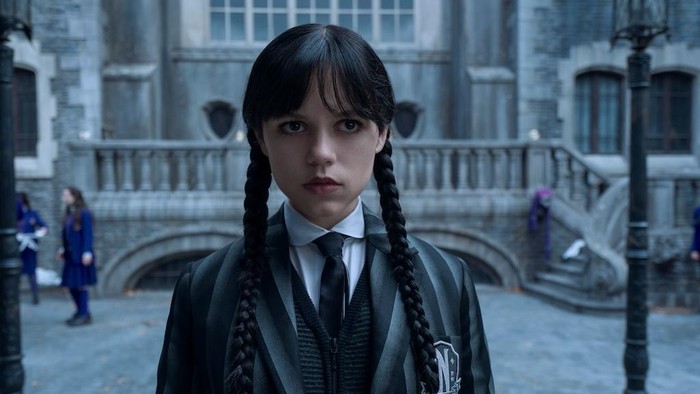 Wednesday: Season 2 Part 1 Wednesday. Jenna Ortega as Wednesday in episode 202 of Wednesday. Cr. Jonathan Hession/Netflix Β© 2025