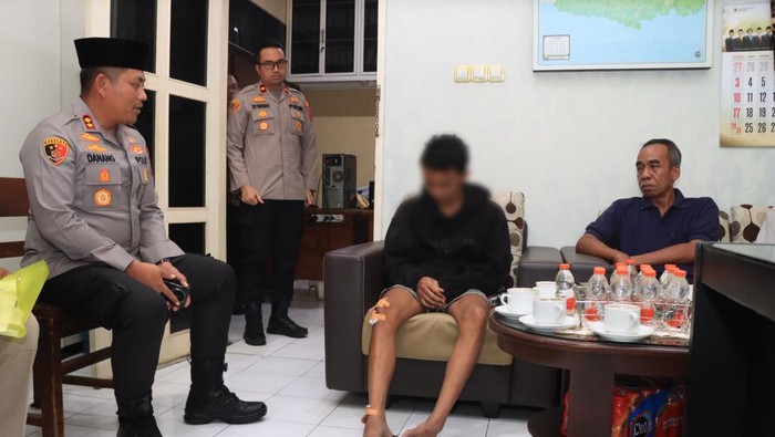 AA usai diamankan di Polsek Singosari