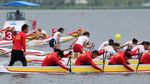 Aksi Seru di Semifinal Kano 200 Meter 8-Seater World Games Chengdu 2025