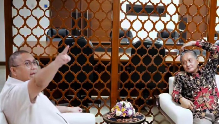 Andre Rosiade bertemu dengan Menteri PU Dody Hanggodo (dok tangkapan layar)
