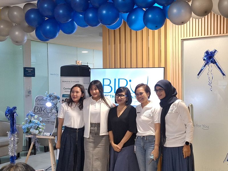 Pembukaan BIRU Aesthetic Center di Primaya Evasari Hospital, Rawamangun, Jakarta Timur.