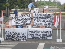 Jelang Demo 13 Agustus, Donasi Semakin Menggunung di Depan Kantor Bupati Pati