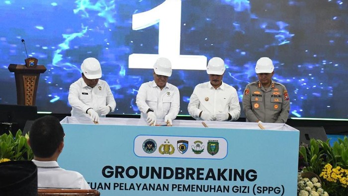 Groundbreaking pembangunan SPPG untuk program makan bergizi gratis di Madiun