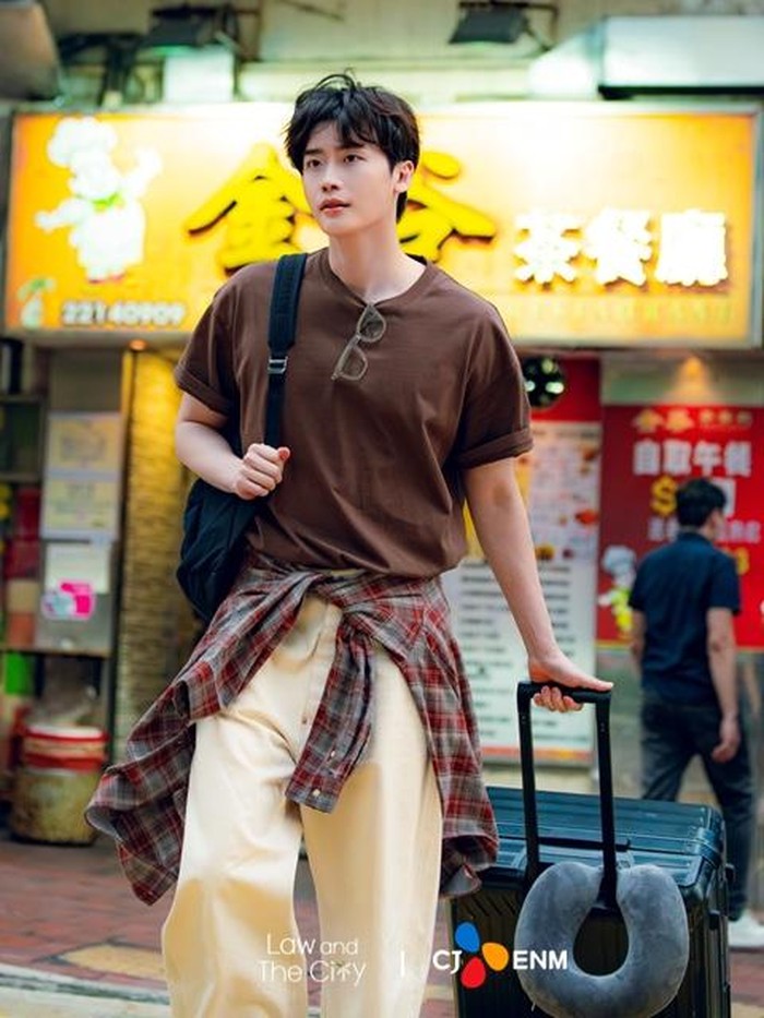 Adegan Drama Korea Law And The City syuting di Hong Kong.