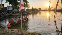 Dalam pertandingan tersebut, dibuka dengan tarian pacu jalur aura farming yang sempat viral di belahan dunia.