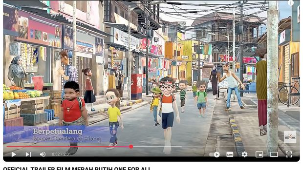 Film animasi Merah Putih One For All mendapat kritikan tajam dari netizen.