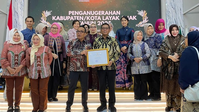 Pemerintah Provinsi (Pemprov) Banten meraih predikat Provinsi Layak Anak (Provila) lima kali berturut-turut.(Dok istimewa).