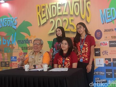 Konferensi Pentas Seni Rendezvous 2025 pada Sabtu, 9 Agustus 2025 di Istora Senayan, Jakarta.
