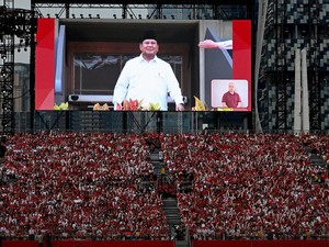 Prabowo Hadiri National Day Parade Singapura, Disambut Riuh Penonton